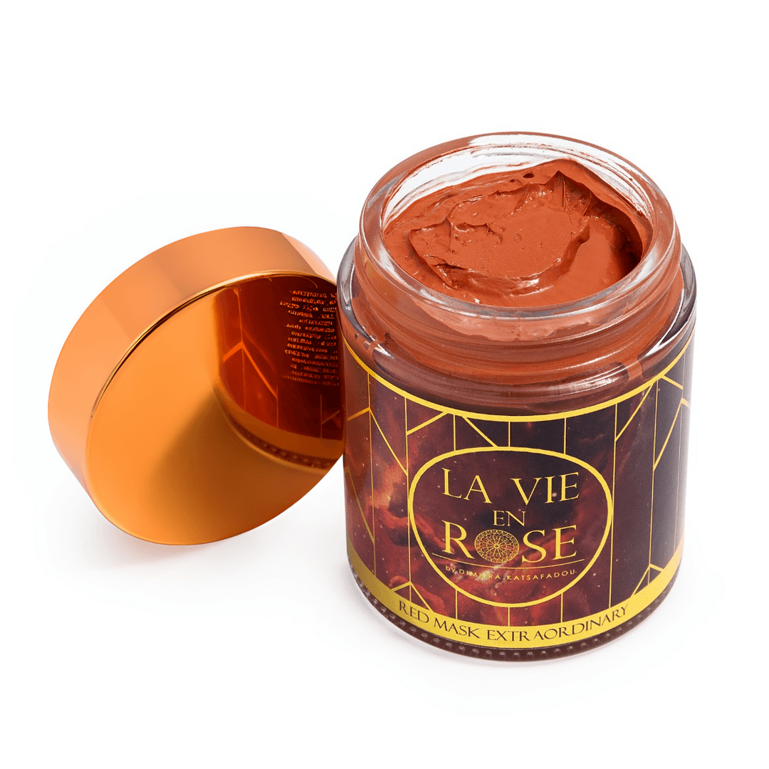 Red mask extraordinary La Vie En Rose