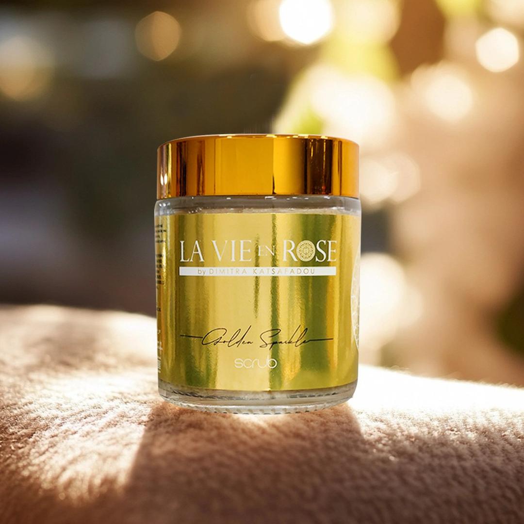 Golden sparkle scrub 100ml La Vie en Rose