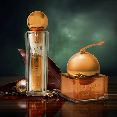 Gold Kombucha set | La vie en Rose | Gold kombucha serum and cream