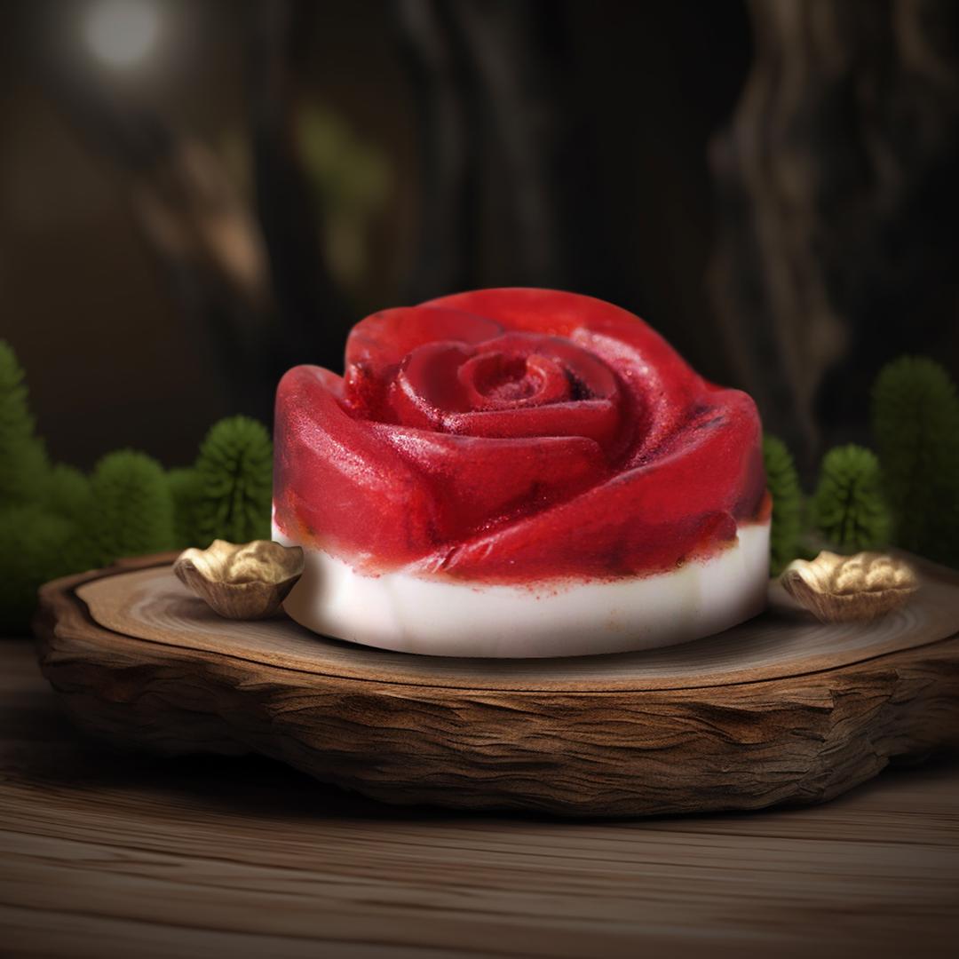 Σαπούνι με κόκκινο φύκι και γάλα γαϊδούρας La Vie en Rose