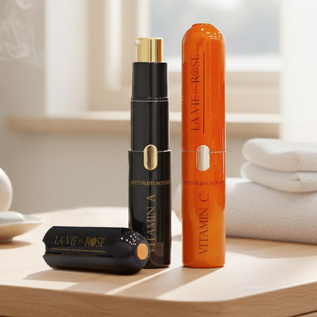 Premium Serum Vitamin A 20ml + Premium Serum Vitamin C 20ml | La Vie en Rose