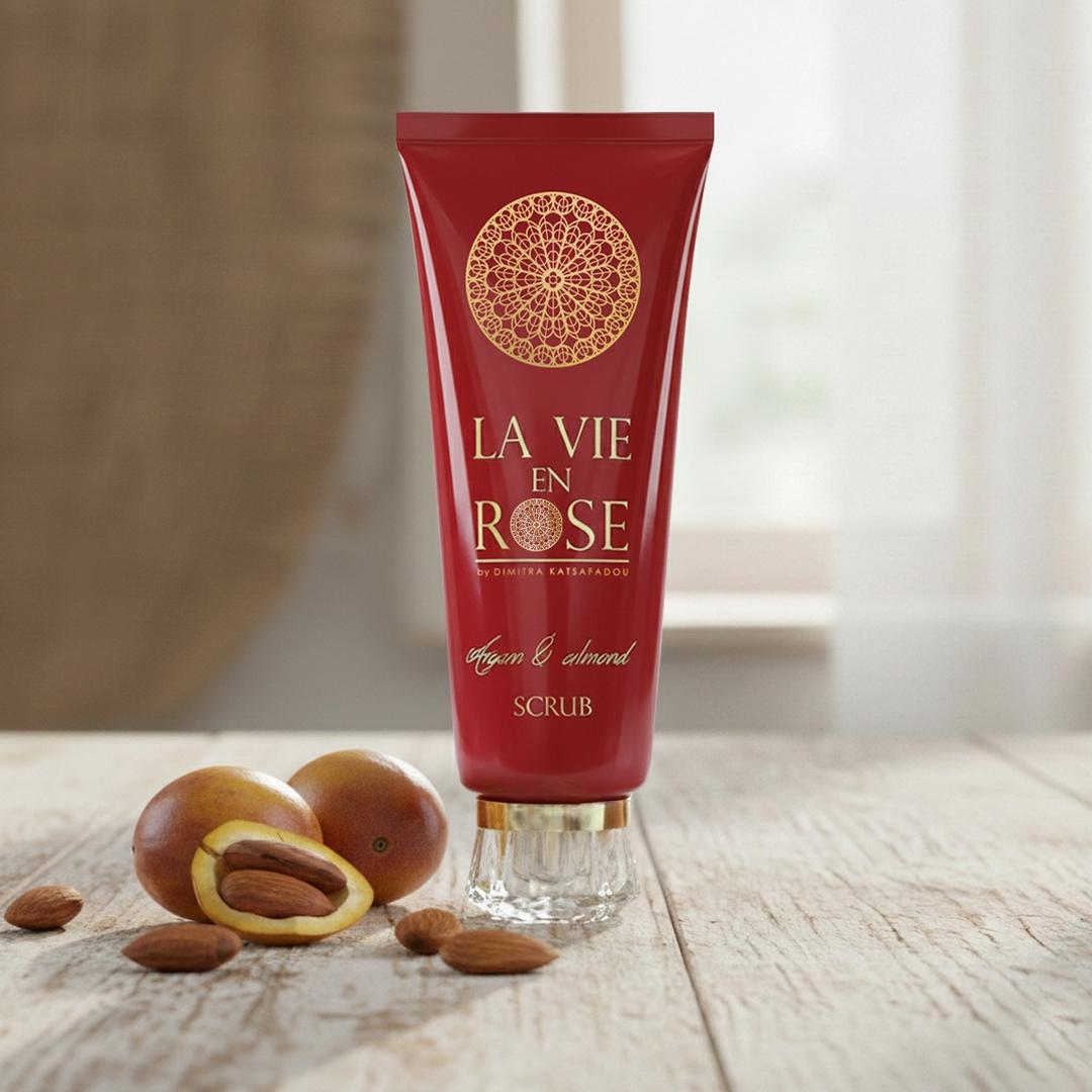 Argan and Almond Scrub | La Vie en Rose
