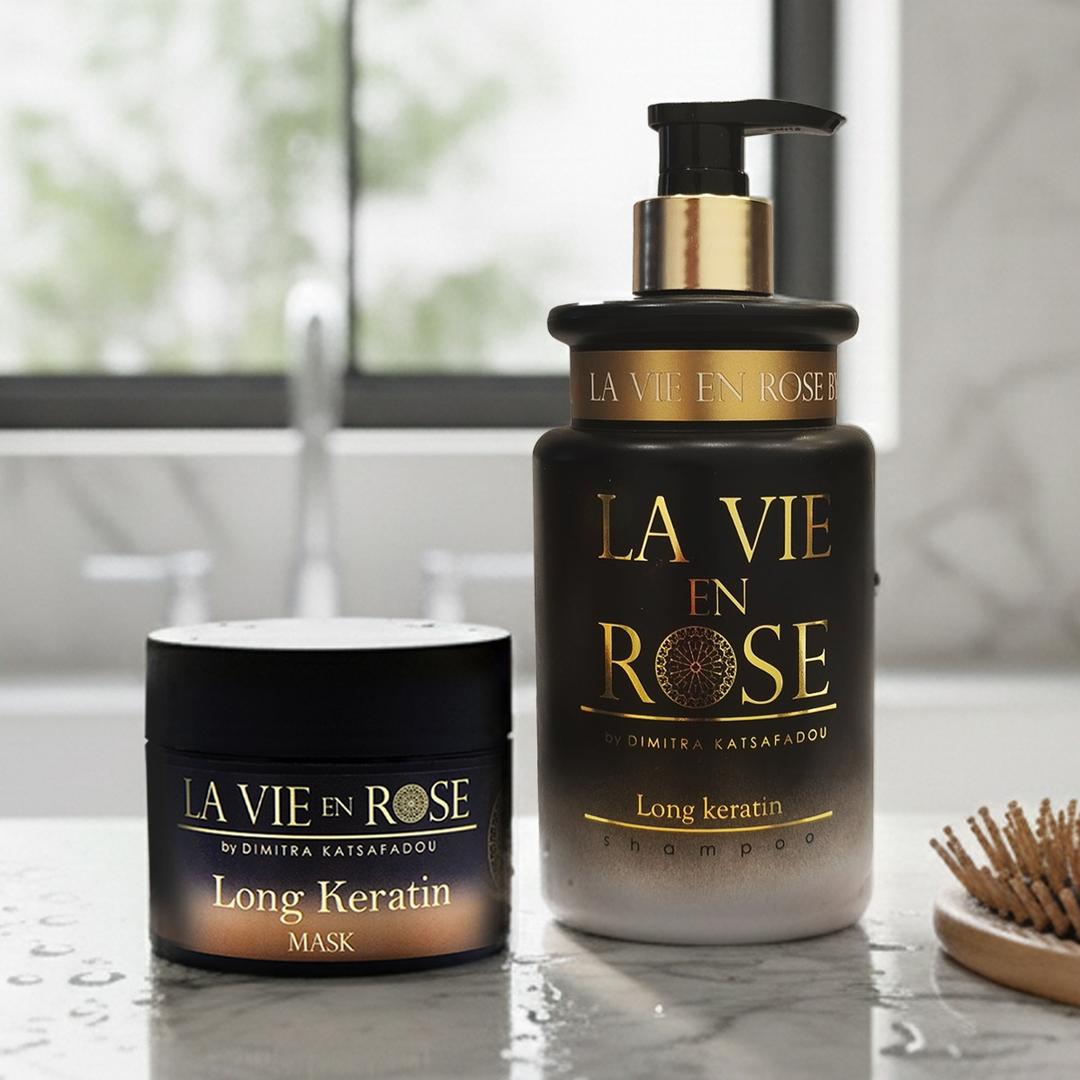 Special Offer | Long keratin shampoo 400ml + Long Keratin Mask 250ml | La Vie en Rose